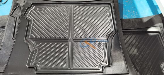 Máy làm thảm xe hơi TPE TPV TPR 1400-1800mm, máy tạo hình chân không, máy làm tấm