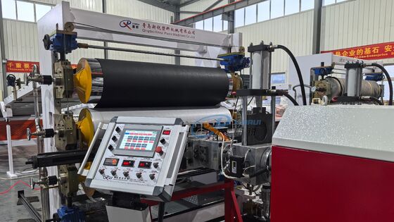 Máy làm thảm xe hơi TPE TPV TPR 1400-1800mm, máy tạo hình chân không, máy làm tấm