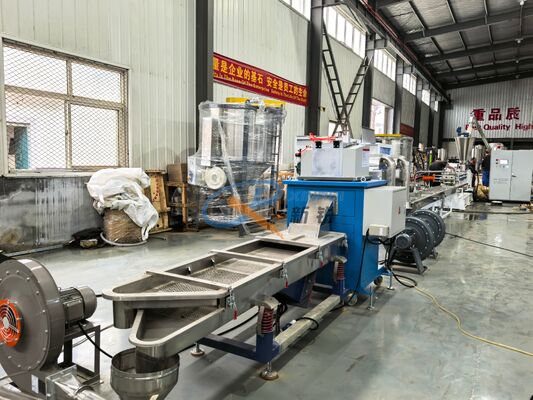 500KG/h TPR TPE dây chuyền sản xuất nước làm mát sợi pelletizing