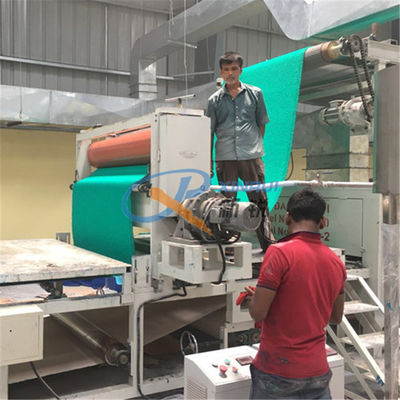 Máy làm thảm nhựa cuộn PVC 400kg / H