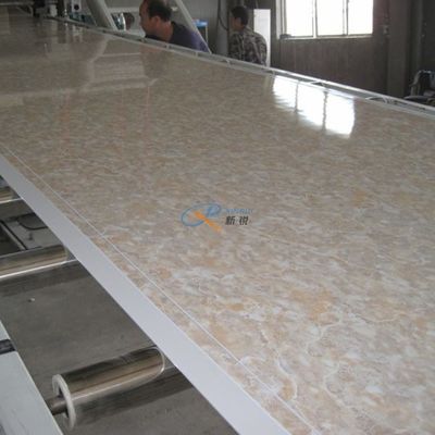 1220mm Lớp phủ UV Máy làm tấm đá cẩm thạch PVC nhân tạo