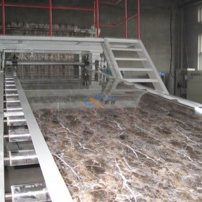 1220mm Lớp phủ UV Máy làm tấm đá cẩm thạch PVC nhân tạo