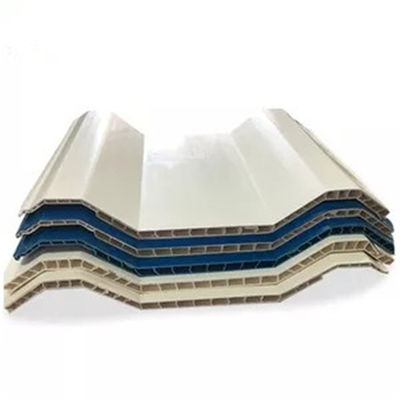Máy định hình tấm lợp nhựa PVC đôi tường sóng